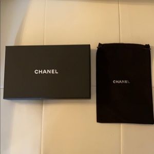 Genuine Chanel small box and dust bag